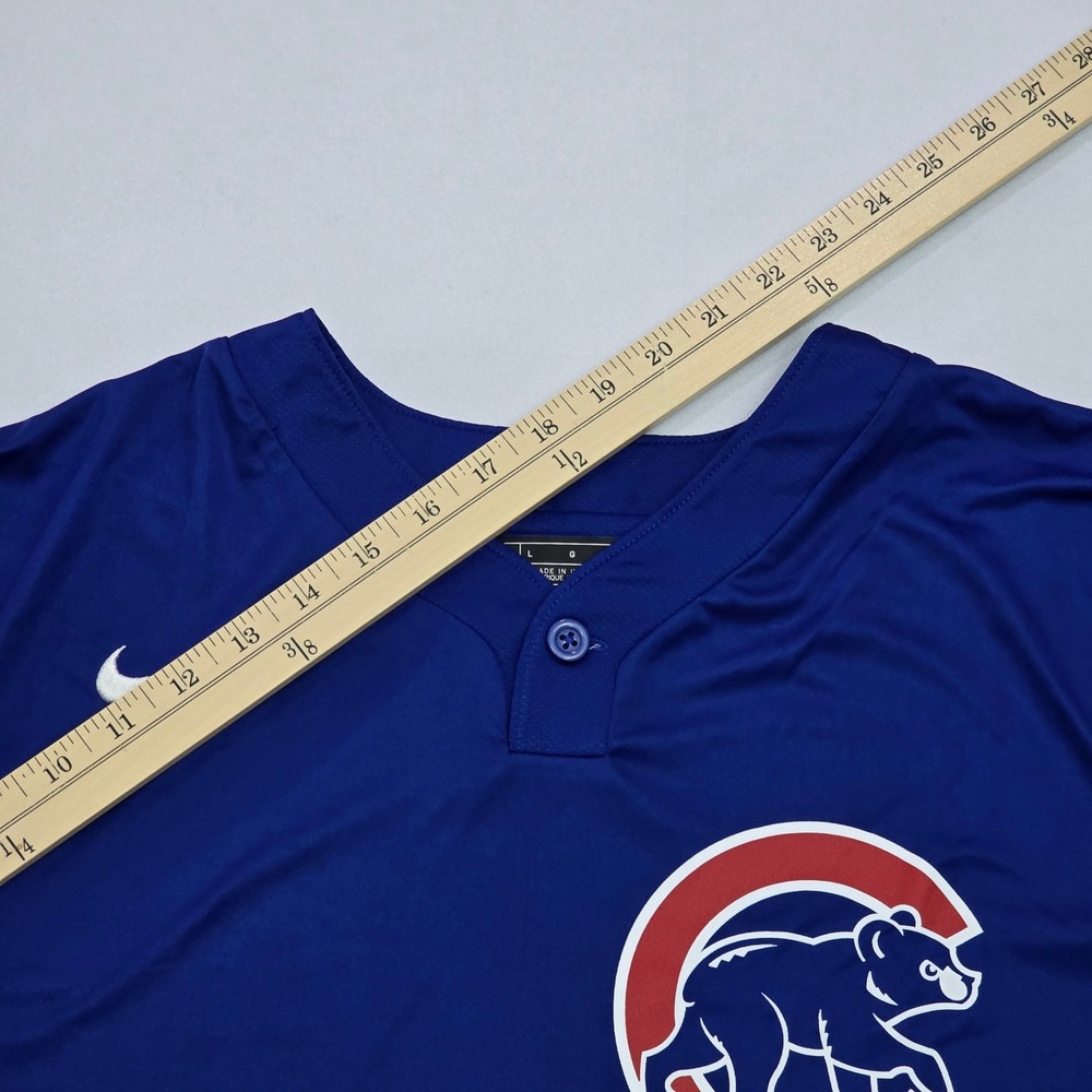 Nike Chicago Cubs MLB Baseball Batting Practice Jersey Shirt Blue Mens Large - Picture 9 of 10